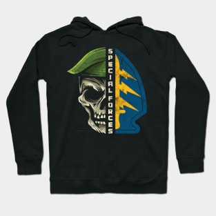 Army Special Forces Green Beret Skull Patch ODA Gift Hoodie